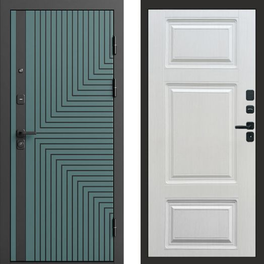 Входная дверь Termo-door Квантум velutto verde - Лион Лиственница