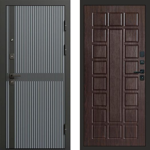 Входная дверь Termo-door Граунд Грей - Престиж Венге