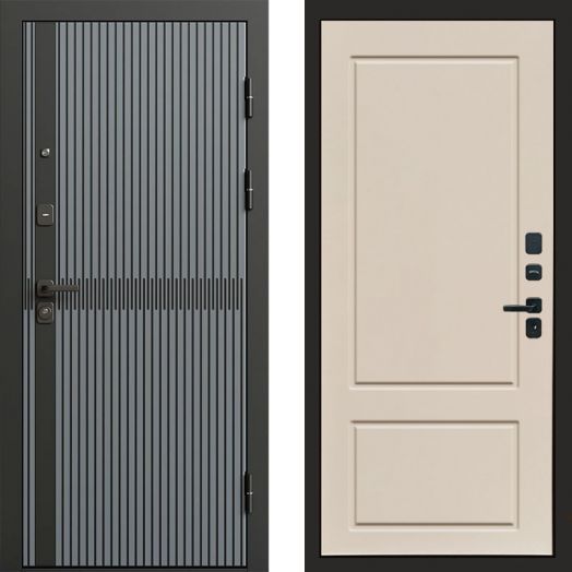 Входная дверь Termo-door Граунд Грей - Марсель Слоновая кость