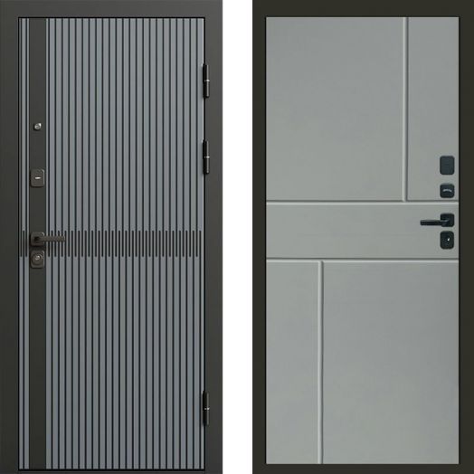 Входная дверь Termo-door Граунд Грей - Горизонт Грей софт