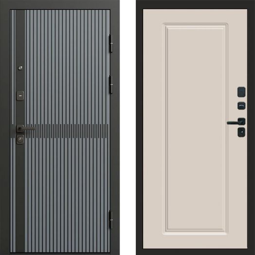 Входная дверь Termo-door Граунд Грей - Гранд Слоновая кость