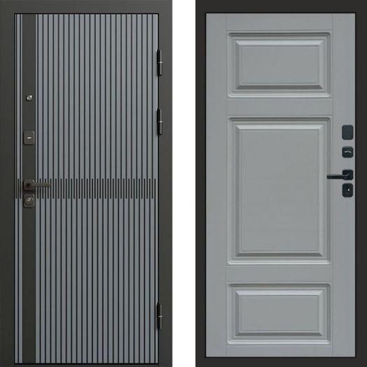 Входная дверь Termo-door Граунд Грей - Лион Грей софт