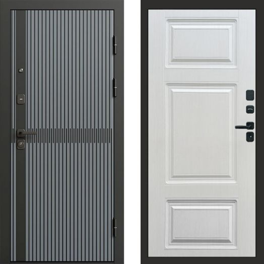 Входная дверь Termo-door Граунд Грей - Лион Лиственница