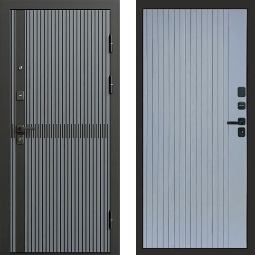 Входная дверь Termo-door Граунд Грей - FLAT Грей софт