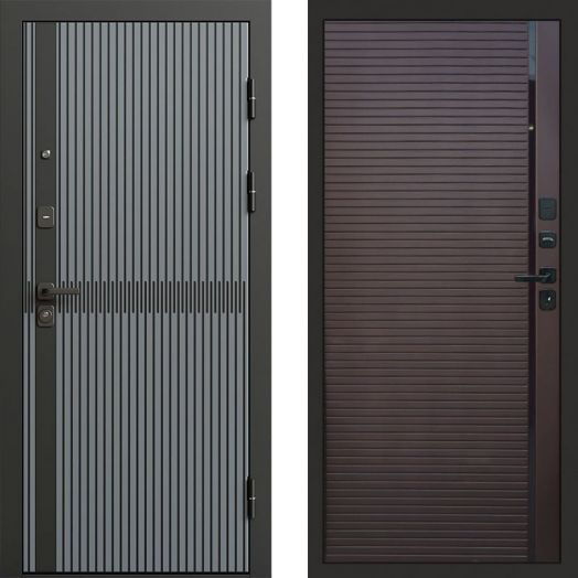 Входная дверь Termo-door Граунд Грей - Porte Шоколад