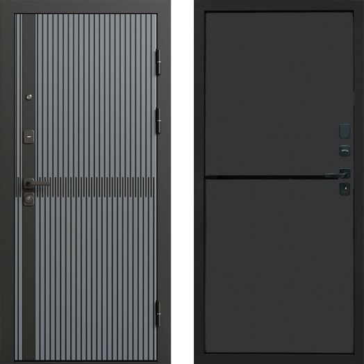 Входная дверь Termo-door Граунд Грей - Нео Графит