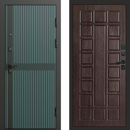 Входная дверь Termo-door Граунд velutto verde - Престиж Венге