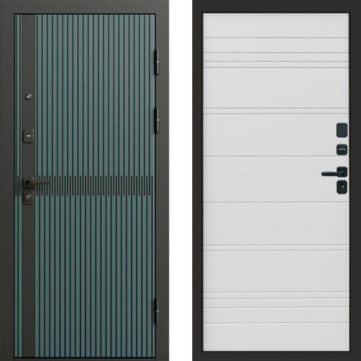 Входная дверь Termo-door Граунд velutto verde - White Line