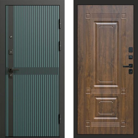 Входная дверь Termo-door Граунд velutto verde - Мадрид Дуб