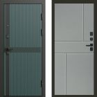 Входная дверь Termo-door Граунд velutto verde - Горизонт Грей софт