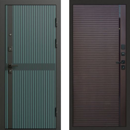 Входная дверь Termo-door Граунд velutto verde - Porte Шоколад