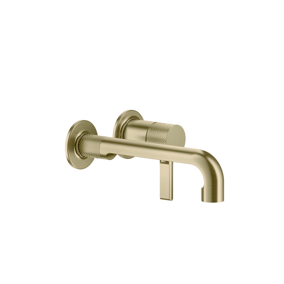 Изображение Встраиваемый смеситель для раковины Gessi Inciso 58089727 латунь браш PVD