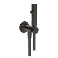 Гигиенический душ Gessi Inciso Total Look без смесителя 58153707 black metal brushed схема 1