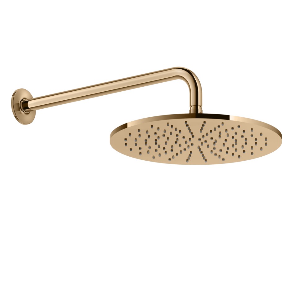 Тропический душ Gessi Inciso 30х30 58248726 бронза теплая браш PVD