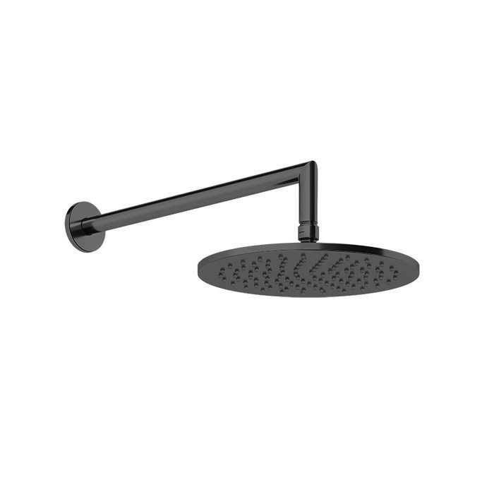 Тропический душ Gessi Anello 34,8х25 63348707 черный металл браш PVD