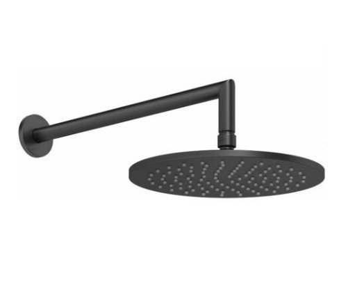 Изображение Тропический душ Gessi Anello 34,8х25 63348299 черный матовый