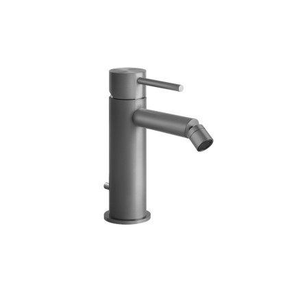 Смеситель округлой формы  Gessi Flessa для биде 54007239 сталь браш