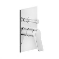 Смеситель для ванны c душем Gessi Rilievo 59079031 хром схема 1