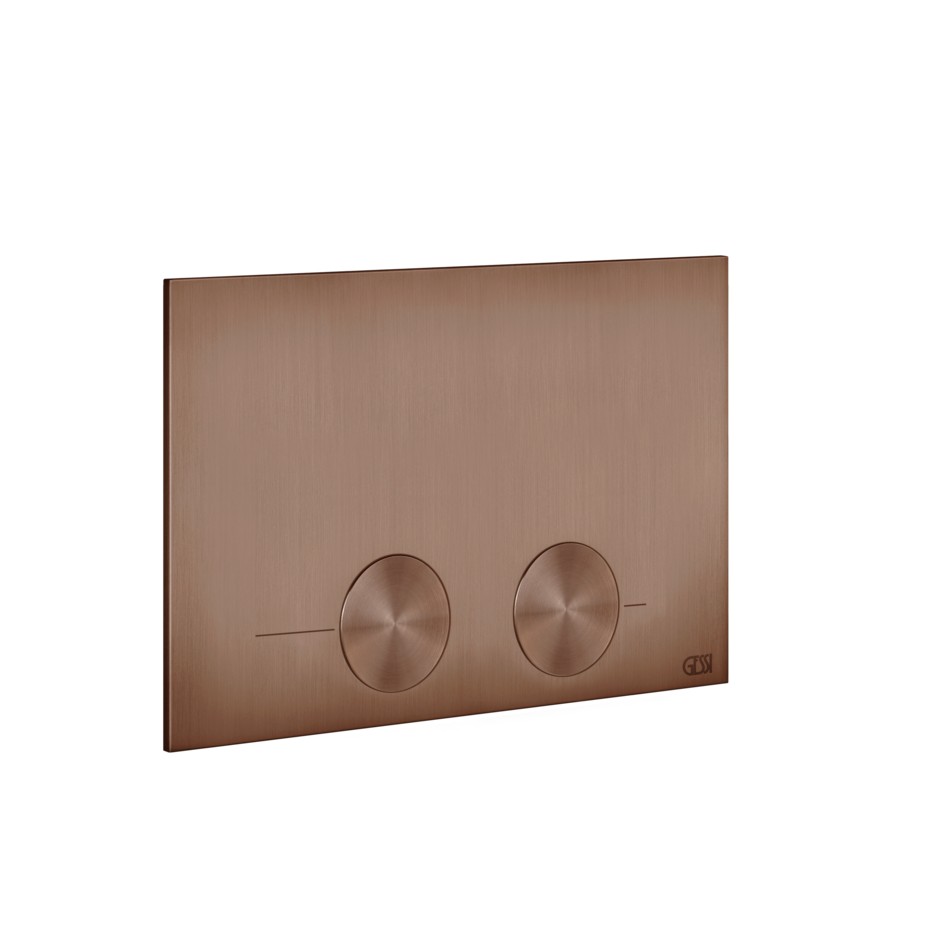 Накладная панель для унитаза Gessi 54617708 шлифованная медь