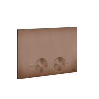 Накладная панель для унитаза Gessi 54617708 шлифованная медь схема 1