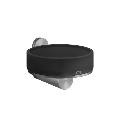 Изображение Черная настенная мыльница Gessi 316 54702239 сталь браш