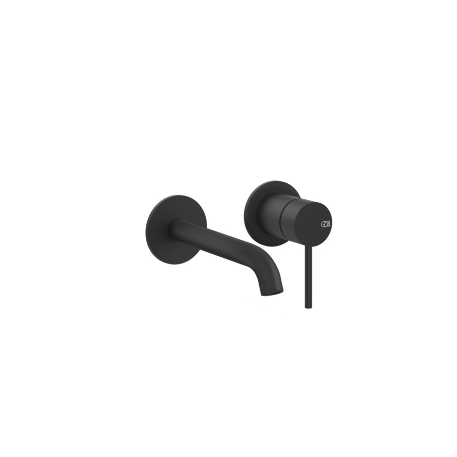 Изображение Gessi Flessa смеситель для раковины 54086299 черный матовый