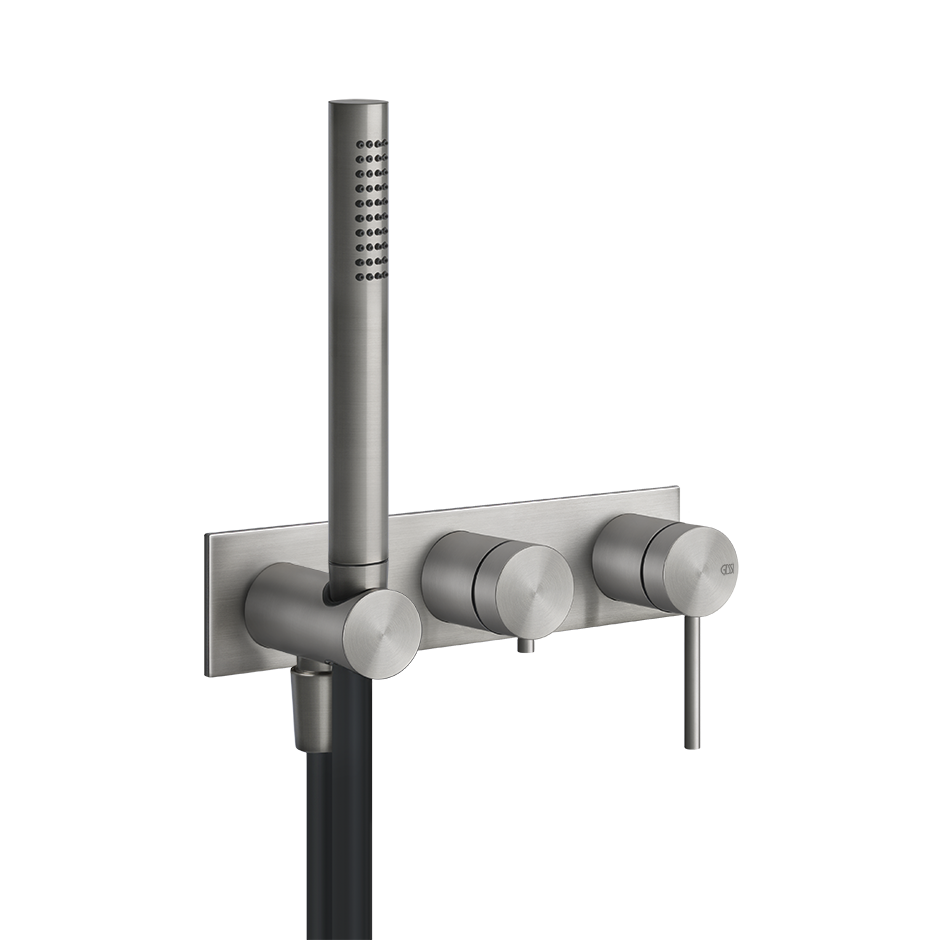 Изображение Gessi 316 смеситель для ванны/душа 54038239 сталь браш