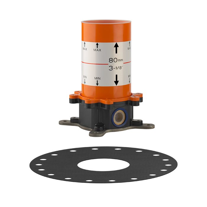 Встраиваемая часть Gessi Emporio Via manzoni для напольного смесителя с душевой лейкой 38389