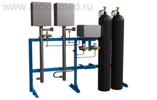 Газосмесительный комплекс для наполнения баллонов весовой