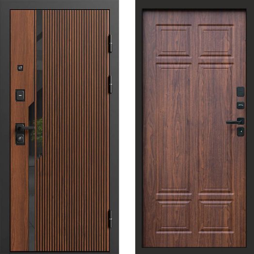 Входная дверь Termo-door Флекс Дуб - Орех премиум