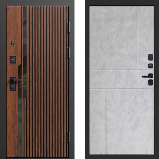 Входная дверь Termo-door Флекс Дуб - Горизонт Бетон светлый