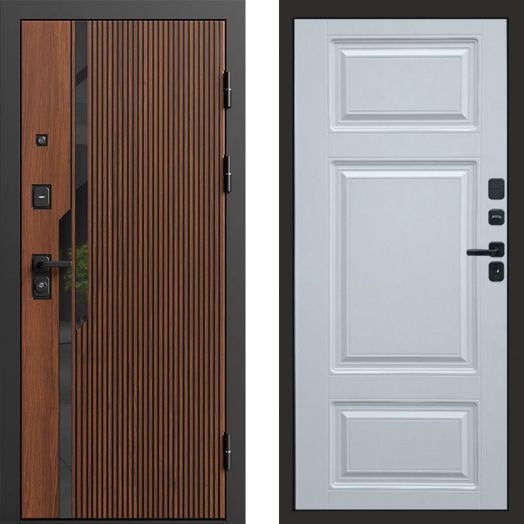 Входная дверь Termo-door Флекс Дуб - Лион Белый софт