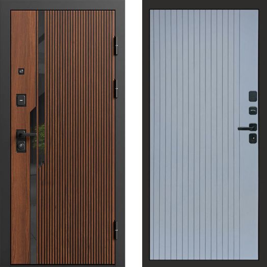 Входная дверь Termo-door Флекс Дуб - FLAT Грей софт