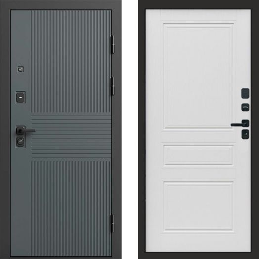 Входная дверь Termo-door Селект Графит - Классика Лиственница