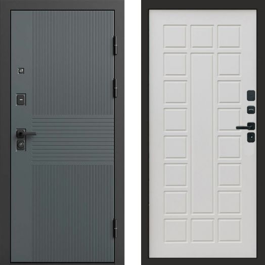 Входная дверь Termo-door Селект Графит - Престиж Бежевый матовый