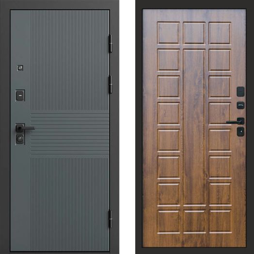 Входная дверь Termo-door Селект Графит - Престиж Дуб