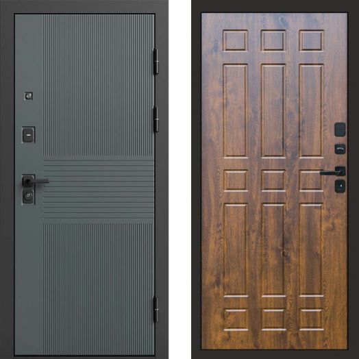 Входная дверь Termo-door Селект Графит - Спарта Дуб