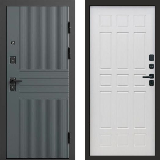 Входная дверь Termo-door Селект Графит - Спарта Лиственница