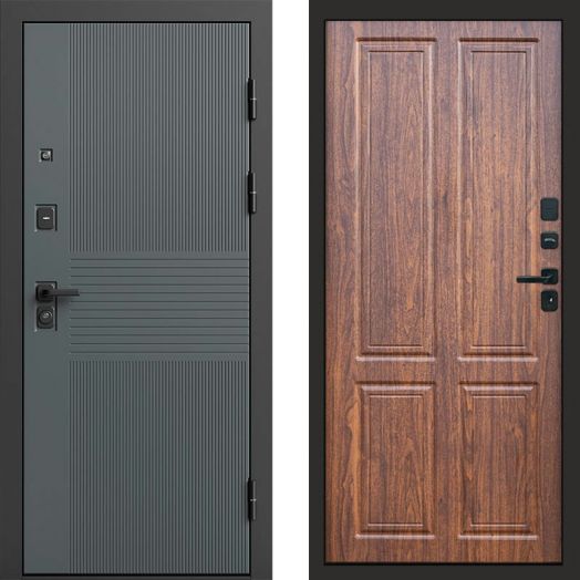 Входная дверь Termo-door Селект Графит - Орех стандарт