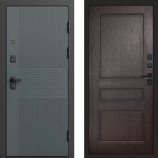 Входная дверь Termo-door Селект Графит - Класскика Венге
