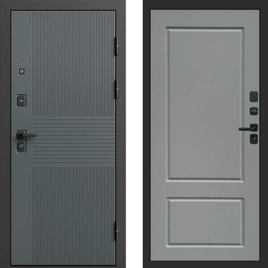 Входная дверь Termo-door Селект Графит - Марсель Грей софт