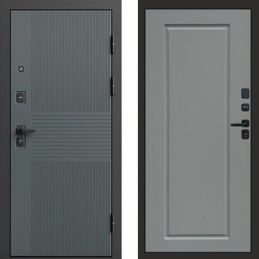 Входная дверь Termo-door Селект Графит - Гранд Грей софт