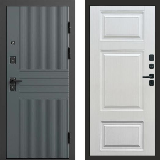 Входная дверь Termo-door Селект Графит - Лион Лиственница