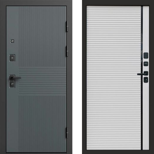 Входная дверь Termo-door Селект Графит - Porte white