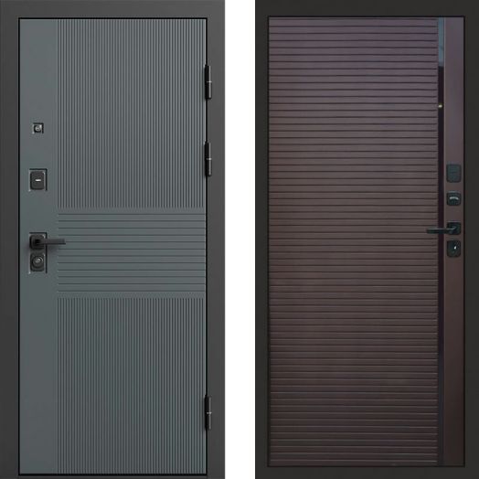 Входная дверь Termo-door Селект Графит - Porte Шоколад