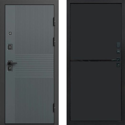 Входная дверь Termo-door Селект Графит - Нео Black