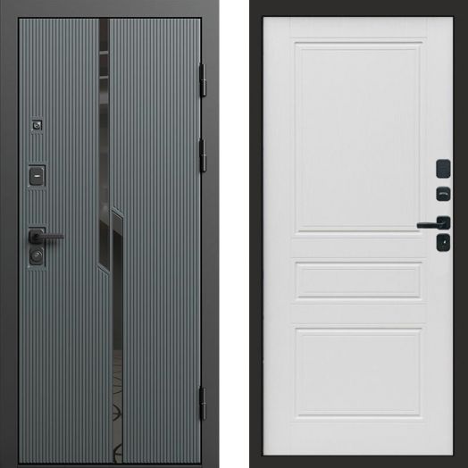 Входная дверь Termo-door Прайм Графит - Классика Лиственница