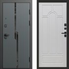Входная дверь Termo-door Прайм Графит - Арка Лиственница