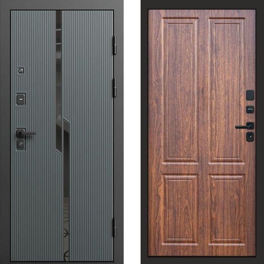 Входная дверь Termo-door Прайм Графит - Орех стандарт