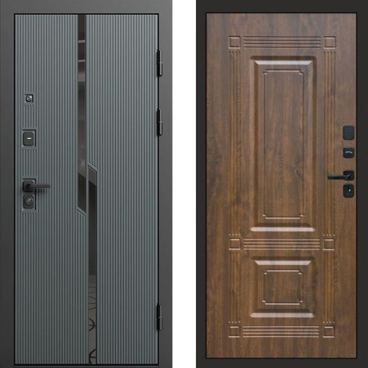 Входная дверь Termo-door Прайм Графит - Мадрид Дуб